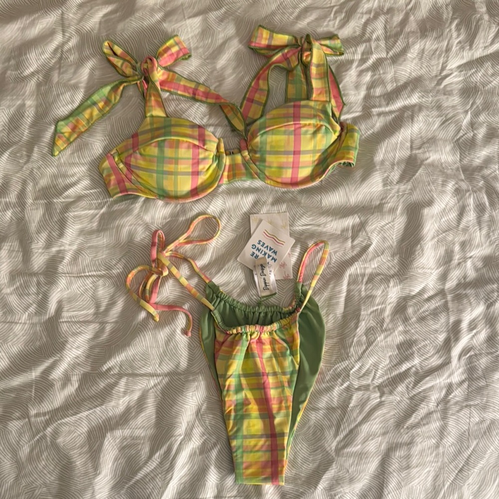Dippin’ Daisy’s Bikini Set with Bow Ties